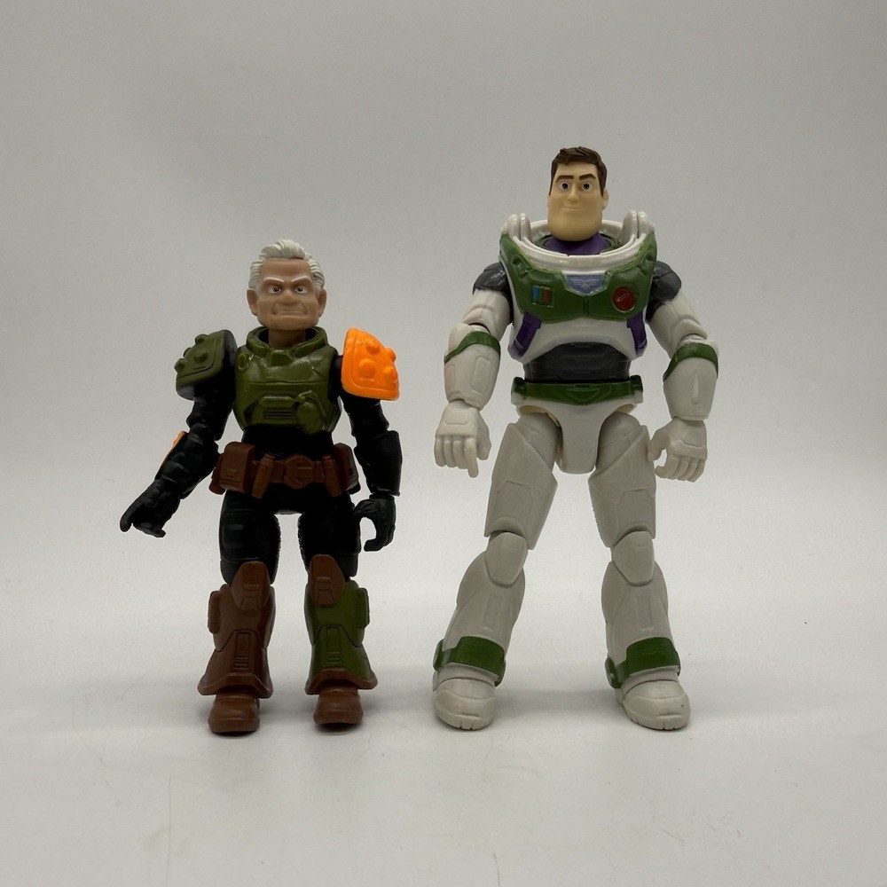 Disney Pixar Lightyear Buzz & Alpha Class Darby Steel Action Figure Toys